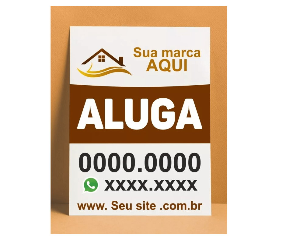 placas para imobiária